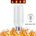 【BestGO】Outdoor light LED E27 360°flame flicker effect bulb decoration holiday light. 