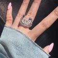 Anime JoJo's Bizarre Adventure STEEL BALL RUN Johnny Joestar Cosplay Ring Joe Kid JOJO Unisex Horseshoe Adjustable Ring Jewelry. 
