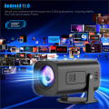P330 Android 11 280 ANSI Projector Native 720P support 1080P 4K Wifi6 BT5.0 Cinema Outdoor Portable Mini Projetor Upgrated P30 HY300. 