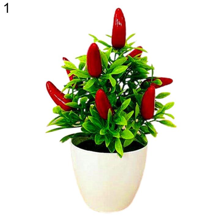 Artificial Fruit Bonsai Mini Orange Pomegranate Tree Windowsill Decor Plastic Courtyard Simulated Plants Bonsai for Home