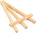 6" Natural Wood Display Stand A-Frame Artist Easel , Adjustable Wooden Tripod Tabletop Holder Stand for Canvas, Painting Party, Kids Crafts, Photos, Pictures, Signs. 