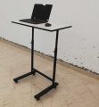 Movable Computer Table with Adjustable Height. 