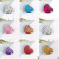 Water Glitter Heart Shape Pop Socket for Girls, Mobile/Tablet Stand, Anti-Slip, Reusable Adhesive. 