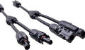MC4 Y Branch Connector For Solar Plates | 1 Pair Of Y Connector | MC4 Y Connector For Solar Pannel 2 To 1. 