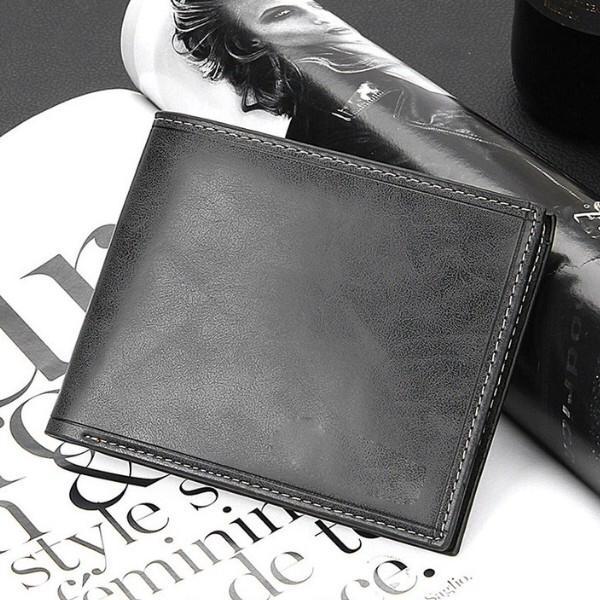 BLACK ORIGINAL LEATHER WALLET FOR MEN