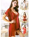 New Fashion 3Piece Multicolor Short Night Dress For All Women And Girls. 