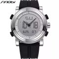 SINOBI Men's Digital Wrist Watch Men Chronograph Watches Waterproof Geneva Quartz Sports Running Watch Clock Relogio Masculino. 