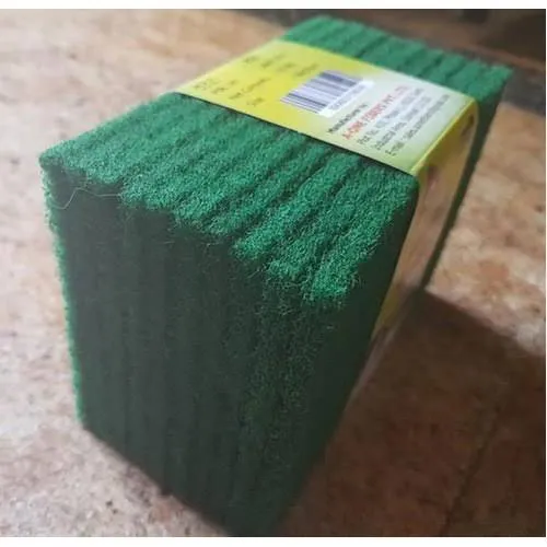 10%20pcs%20Kitchen%20Bowl/%20Dish%20Wash%20Clean%20Scrub%20Sponge%20Cleaning%20Pads%20Green%20-%20Scrub%20Pad%20-%20Image%205