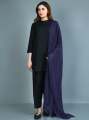 Crinkle Chiffon Dupattas For Girls Ladies-0verlocked-All Colors Available. 