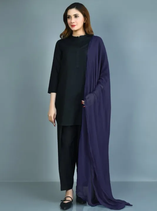 Navy%20Blue%20Dupatta%20Matching%20Crinkle%20Chiffon%20Dupattas%20For%20Girls%20Ladies%20Overlocked%20Dupattas-All%20Colors%20Available%20-%20Image%203