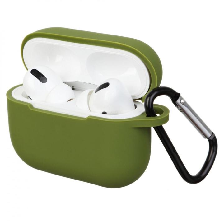 Silicone Case for Airpods_Pro - High Quality Full Protection Anti Scratch Cover With Clip Holder - Various Colors (Case Only)