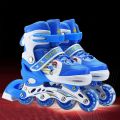 Adjustable Children Single Four-Wheel Roller Skates Skating Shoes. 