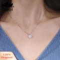 Carat Charm Necklace Light Luxury Simulated Diamond Pendant Necklace. 