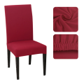 Knit that Fits Cotton Jersey Dining Chair Covers | Soft Stretch Chair Covers | Pack of 4 6 8 | Elastic Fit. 