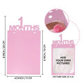 12 Months Photo Banner Collections Baby First Birthday Photo_Frame Bunting Garland. Party Decorations. Newborn 1 To 12 Months, Baby Boy & Girl Parties Decor Supplies, Monthly Milestone Photography Props, My First Year Gift, Theme Party. 