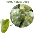 Gua Sha Facial Tool, Natural Jade Stone Guasha Board For Face Massage, Gua Sha Scraping Massage Tool. 