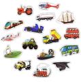 10 Pcs/Pack Engineering Vehicle Car Truck Train Waterproof Stickers for Bike Laptop Car Fridge Mobile Guitar Skateboard. 