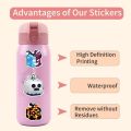 54pcs DIY Notebook Paper Blox Fruits Stickers Blox Fruits Roblox Game Blox Fruits Decorative Sticker Cartoon PVC Roblox Game Anime Stickers Skateboard. 