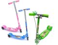 Scooty For Kids Adjustable 3 Wheel Kick Scooter Gifts For Toddlers Children Boys Girls Wide Deck Heavy Weight Metal Body. 