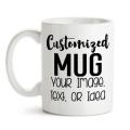 Customized  Coffee Mug , Custom Gifts, Logo, Text,  Photo  of your choice / design  (PERFECT GIFT ITEM / Gift for girls )). 