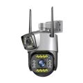 Dual Lens Security Camera V380 Pro Smart Home 4MP Auto Tracking Waterproof Outdoor Wireless WIFI IP Camera. 