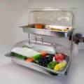 Stainless Steel Food Pan Half Size Hotel Pan Catering Food Pan Steam Table Pan for Eid Depth 2cm. 