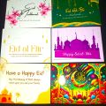 Eid Mubarak card Charming 2.5x4 Inch Eid ul fitr card Cards: Perfect for Your Basket of Small Wishes,, Best Gift Decoration, and Spreading Joy on Adorn Your Eid Mubarak card !". 