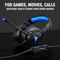 LYCANDER 568 Gaming Headset with Mic for Xbox 360 One S/X PS4 Switch and Windows PC, Mac iOS PC/Surround Sound Over-Ear Gaming Headphones with Noise Cancelling Mic, LED Lights, Volume Control for iOS device, Android device,Smart Phone, Laptops,Mac, iPad. 