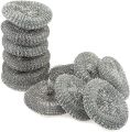 12  Pcs Dish Wash Sponge Sink Cleaner Stainless Steel Scourers Steel Wool Scrubber Metal Scouring Pad  Sponge. 