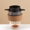 coffee filter funnel grid coffee leak tea leak filter with handle mesh leak 304 stainless steel. 
