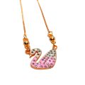 PINK SWAN PENDANT FOR GIRLS  & NECKLACE FOR WOMENS. 