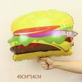 BURGER FOIL BALLOON ( 49 CM X 54 CM ). 