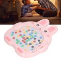 Magnetic Dot Drawing Board Bunny Shape Drawing Toy With Pen And Cards Kids Early Educational Toy Gift For Children. 