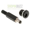 Generic Male and Female 2.1/5.5mm DC 12V Power Supply Cable Cord Male Plug Adapter / Connector Socket Plug| Shopikbuzz. 