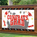 Graduation Decoration Multipurpose Congrats Grad Party Banner Decorations Photography Prop. 
