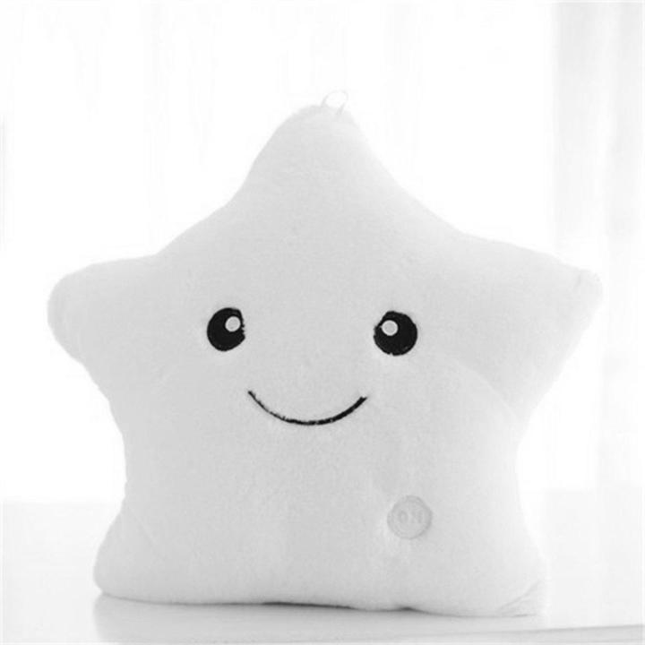NYT Unique Luminous Pillow Vivid Star Design Led Light Cushion Plush Toy