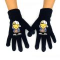 Pokémon Pikachu Winter Children's Warm Gloves Anime Cartoon Knitted Touch Screen Gloves Boys Girls Cute Printed Gloves Kids Gift. 