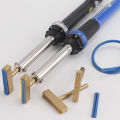 T Soldering Iron Tips Solder Tip with free Hot Press Rubber Strip for LCD Screen Flex Cable Repair. 