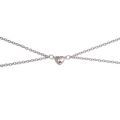 Creative 2pcs Magnetic Couple Necklace Women Men Love for Long Distance Girlfriend Metal Link Chain Pendant Necklace. 