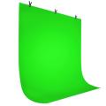 Aflatoon Studio Chromakey Green Screen 5x10ft Non-Muslin Backdrop for Studio Lighting Equipment. 