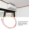 C1100 T2 Copper Tube 2m Pipe Soft Coil Tubing for Air Conditioner Refrigerator OD 6mm / ID 4.8mm. 