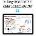 Pack of 3 ànd 1 (see variations) Cute Precut and Uncut Stickers Kuromi My Melody And Pompompurin Sanrio Anime Stickers For Laptop Girls Kids Toys Phone Diary Cute Cartoon. 