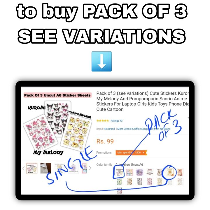 Pack%20of%203%20%C3%A0nd%201%20(see%20variations)%20Cute%20Precut%20and%20Uncut%20Stickers%20Kuromi%20My%20Melody%20And%20Pompompurin%20Sanrio%20Anime%20Stickers%20For%20Laptop%20Girls%20Kids%20Toys%20Phone%20Diary%20Cute%20Cartoon%20-%20Image%202