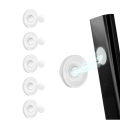 6PCS Magnetic Remote Control Holder, Wall Mount Remote Control Organizer, Much Stable, Self-Adhesive for Flat. 