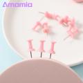 Strong Durable Paper Clips 1 Set Paper Clip Durable Rustproof Dovetail Clamp I-shaped Nail Set with Storage Box for Office School Organization Paper Clip Set. 