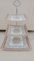 Cake Stand 3-Tier Melamine Cake Stand Creative Dessert Table Detachable Cupcake Display Stand Wedding Party Pastry Serving Plate Fruit Plate Dessert Stand. 