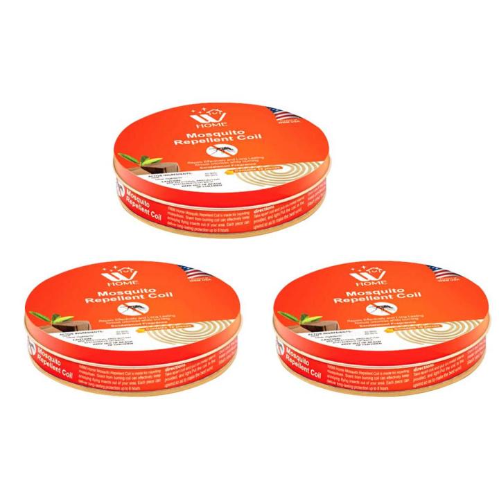 Pack of 3 WBM Mosquito & Flying  Repellent Coil - Sandalwood 93 mm | Mosquito Coil