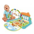 Huanger - 3 In 1 Newborn Baby Play Gym Piano Fitness Rack Mat - Activity Gym & Playmats. 