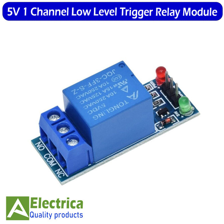5V low level trigger One 1 Channel Relay Module interface Board Shield For PIC AVR DSP ARM MCU for Arduino by Electrica