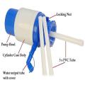 Hand Press Pump For Bottled Water - White & Blue. 